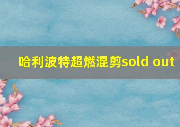 哈利波特超燃混剪sold out